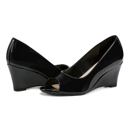 Coleen Peep Toe Wedges