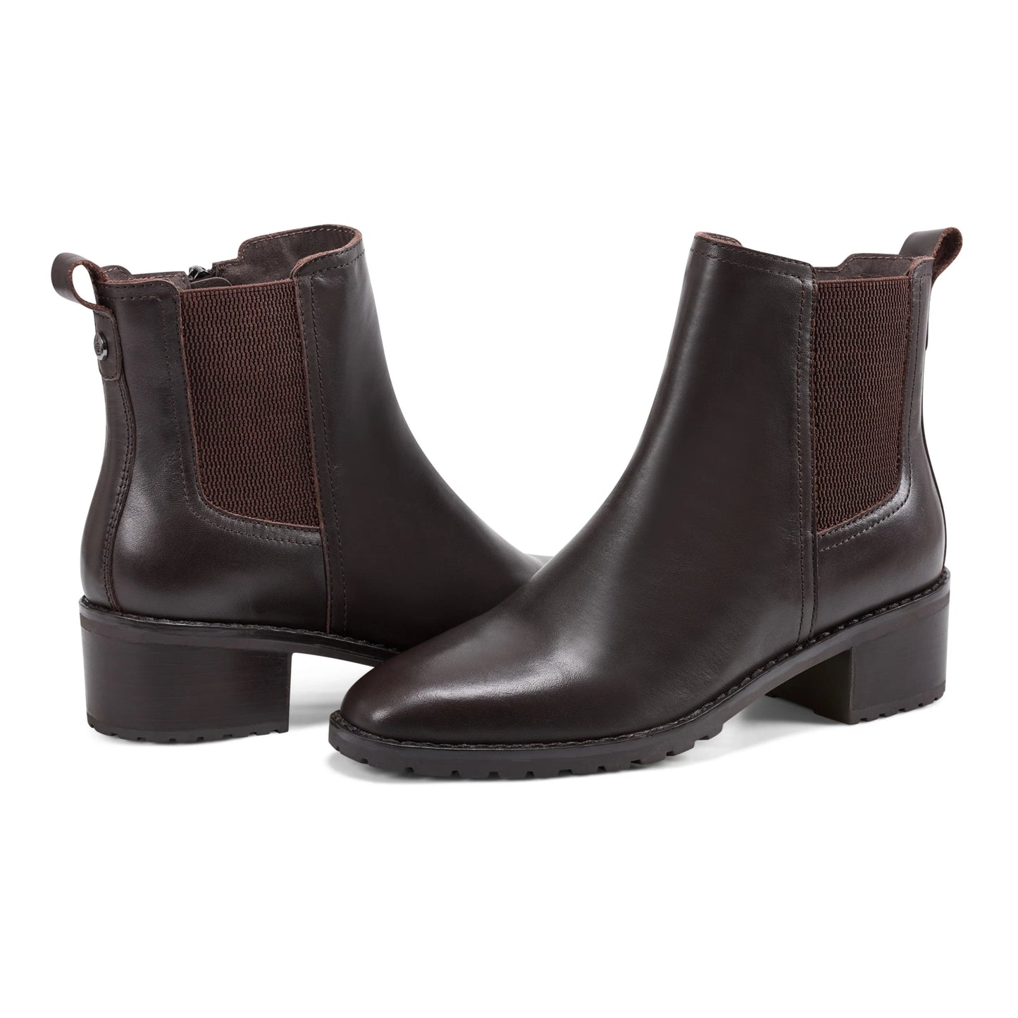 Fedra Block Heel Dress Booties