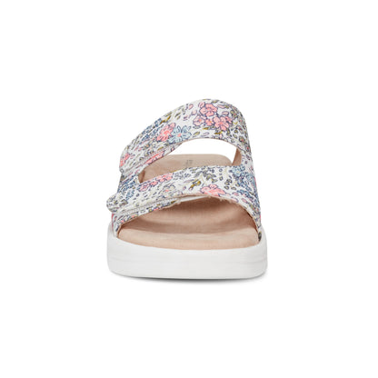 Red Slip On Sandals