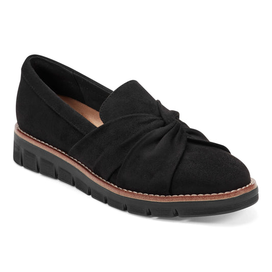Vitalia Knotted Slip On Loafers